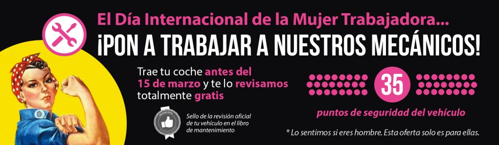 Revisión y mantenimiento coches oferta mujeres